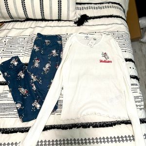Christmas Hollister pj set
